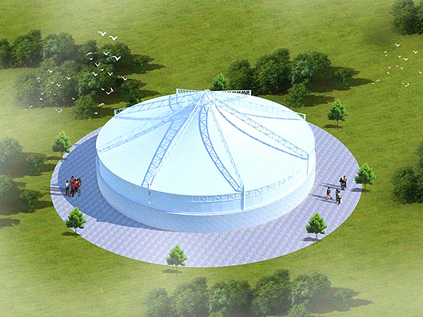 膜結構污水池蓋